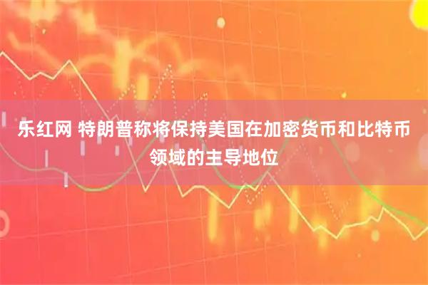 乐红网 特朗普称将保持美国在加密货币和比特币领域的主导地位